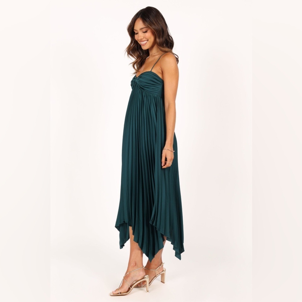 PETAL & PUP VIKKI DRESS - EMERALD B211 - Picture 4 of 8